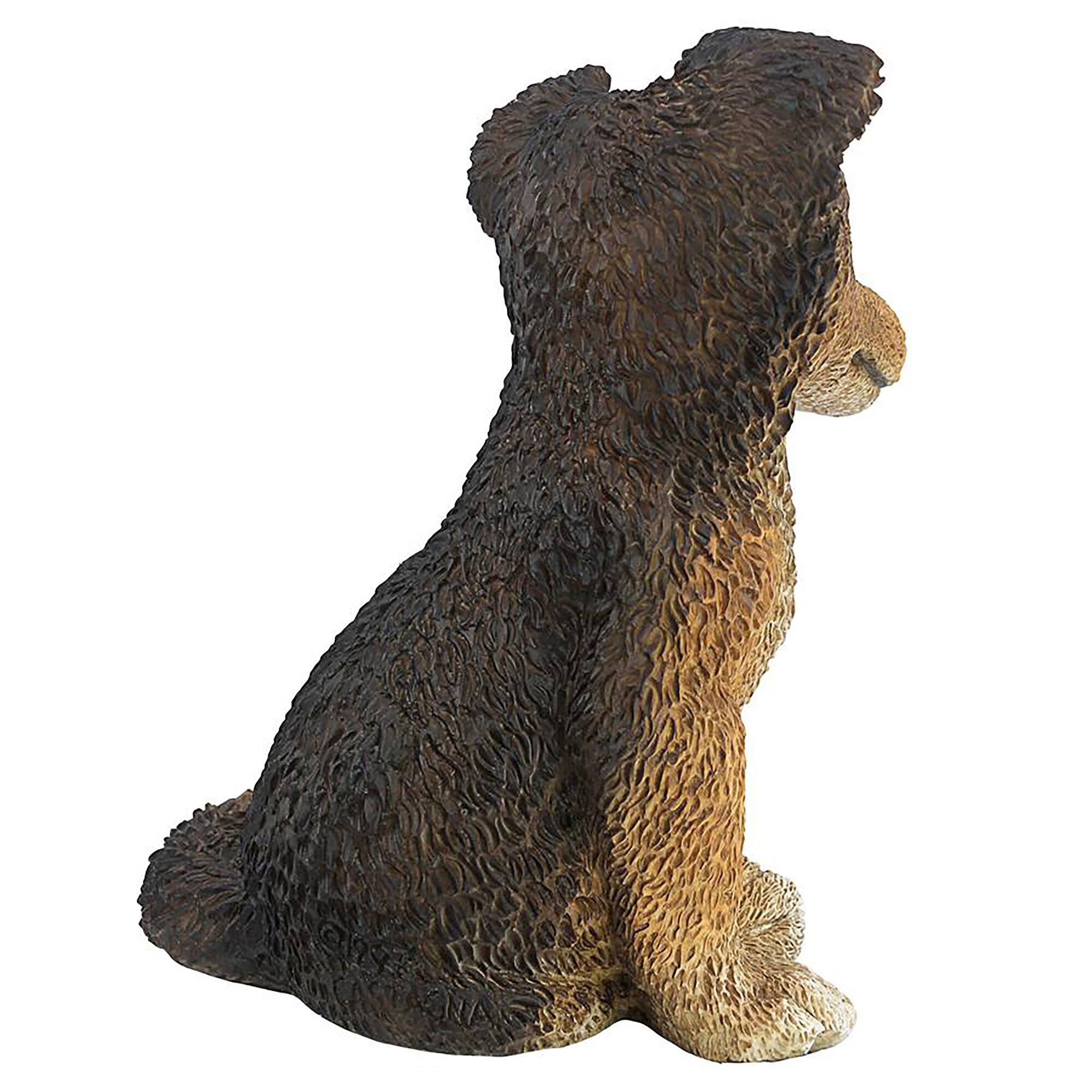 Design Toscano 10" Brown Collie Puppy Dog Statue